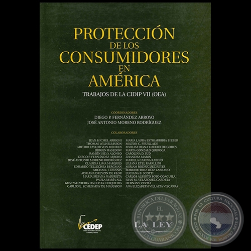 PROTECCIÓN DE LOS CONSUMIDORES EN AMÉRICA - Coordinador: JOSÉ ANTONIO MORENO RODRÍGUEZ - Año 2010